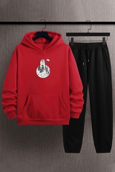 uyguntarz Σετ φόρμας στάμπας Unisex Astronaut