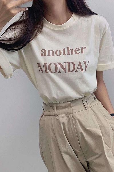 uyguntarz Μπλουζάκι Unisex Another Monday με στάμπα Oversize