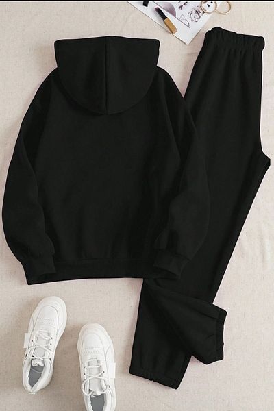 uyguntarz Σετ άνετες φόρμες Unisex Sleepy Panda με στάμπα