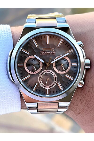 Slazenger Blackening Color, Anti-Throw, Multi-Function 5Atm Waterproof Wristwatch