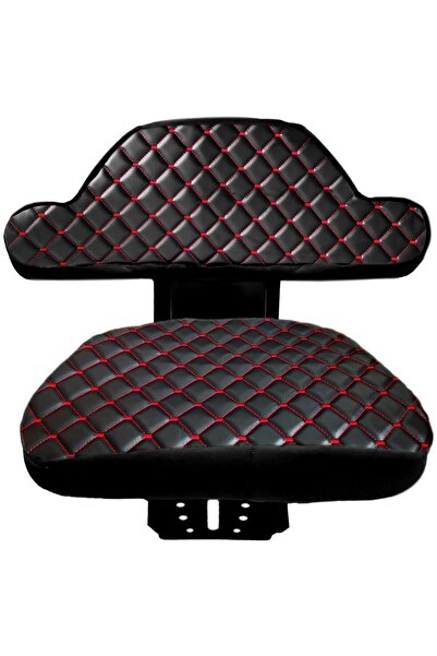 Binbir Trend غطاء مقعد جرار أسود مبطن مع مسند ذراع ثابت - BB-807