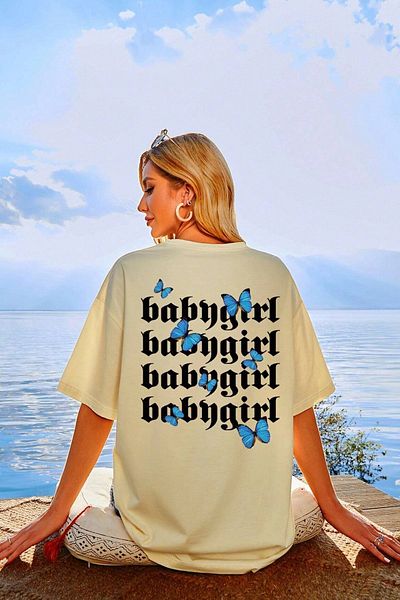 uyguntarz Μπλουζάκι Unisex Babygirl με εμπριμέ σχέδιο
