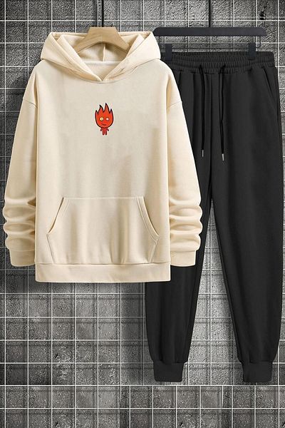 uyguntarz Σετ φόρμας Unisex Fire Avatar printed