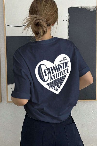 uyguntarz Unisex T-Shirt mit optimistischem Aufdruck