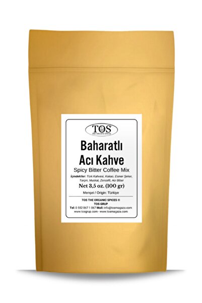 TOS The Organic Spices مزيج القهوة الحارة والمريرة 100 جرام (الجودة الأولى) م...
