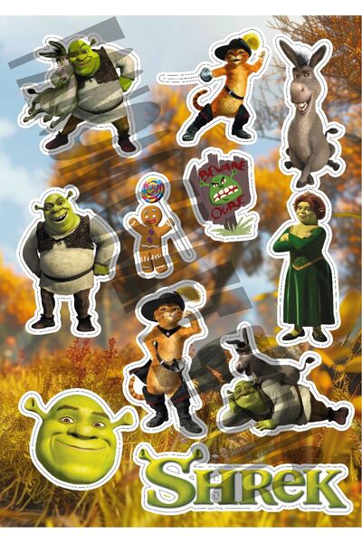Fanom Shrek Design Sticker