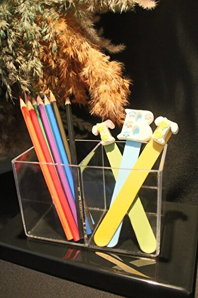 TREND 2 Bölmeli Pleksi Organizer