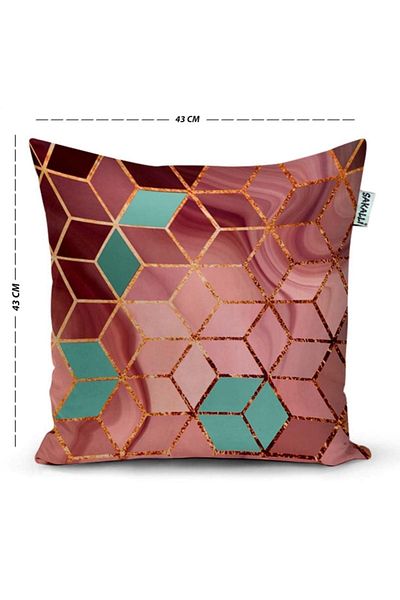 Sakallı Husă de pernă decorativă imprimată digital 3d