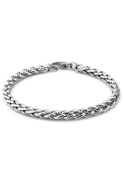 TREND COLLECTİON Spor Model 6'lı Gümüş Renk Klasik Tarz Erkek Bileklik Seti