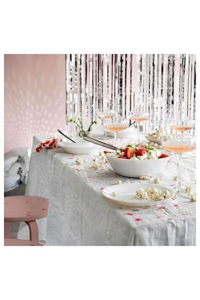 IKEA Oftast Table Dessert Serving Plate White 19 Cm 1 Piece