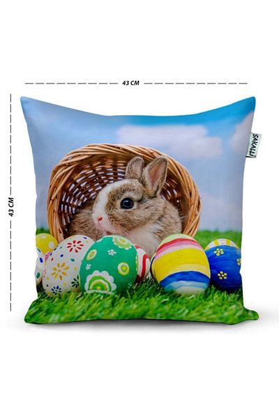 Sakallı Husă de pernă decorativă cu tematică de Paște