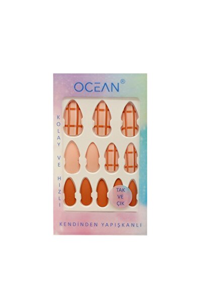 Ocean Takma Tırnak Tak Ve Çık Kendinden Yapışkanlı - 734
