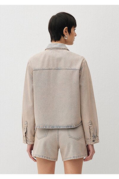 Mavi Paola Mavi Premium Pembe Yıkamalı Jean Gömlek Crop / Kısa Kesim 1210779-87106