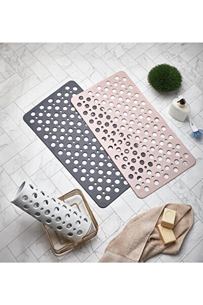 seahome بساط حمام فقاعي ومضاد للانزلاق باللون الأبيض مقاس 36x66 سم