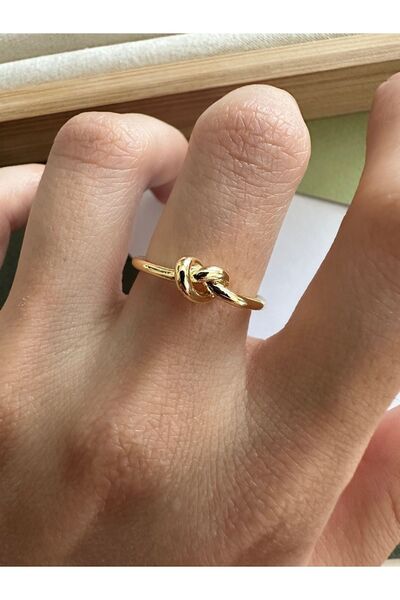 ringbox Gold Basic Düğüm Yüzük