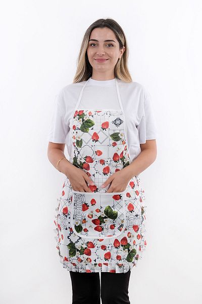 sevilya Jarse Frilly Liquid Proof Waterproof Kitchen Apron