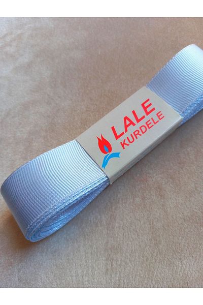 yörük tuhafiye 10 Meters Blue Grosgrain Ribbon - 3 cm One Ball