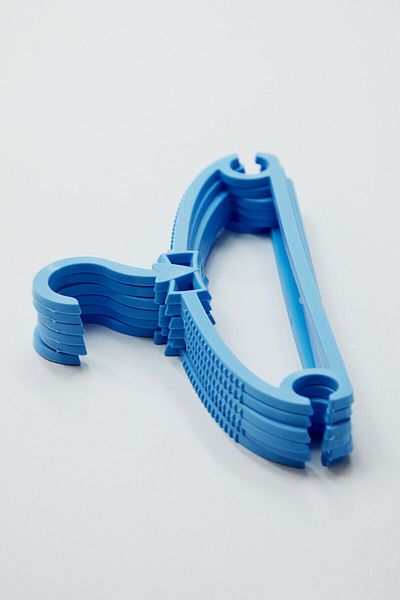 Askıcı Nature 24 Pieces Baby Hanger Παιδική κρεμάστρα ρούχων Μπλε φιόγκος