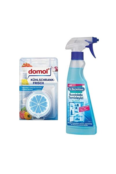 Dr.Beckmann Buzdolabı Temizleyici 250 Ml +domol Kokusuz Buzdolabı Deodorantı Kartuş Ve Karbon Filtre