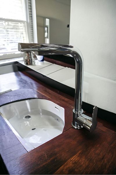 Gürol Chrome Ahber Sapphire Sink Faucet
