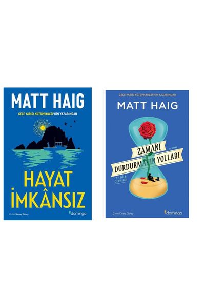 Domingo Yayınevi Hayat İmkansız(Matt Haig)+Zamanı Durdurmanın Yolları 2 Kitap...