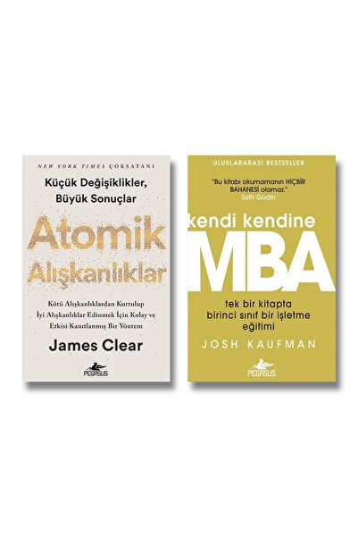 Pegasus Yayınları Atomik Alışkanlıklar Ve Kendi Kendine MBA - 2 Kitap Set & J...