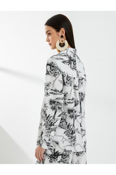 Koton Γυναικείο μακρυμάνικο πουκάμισο