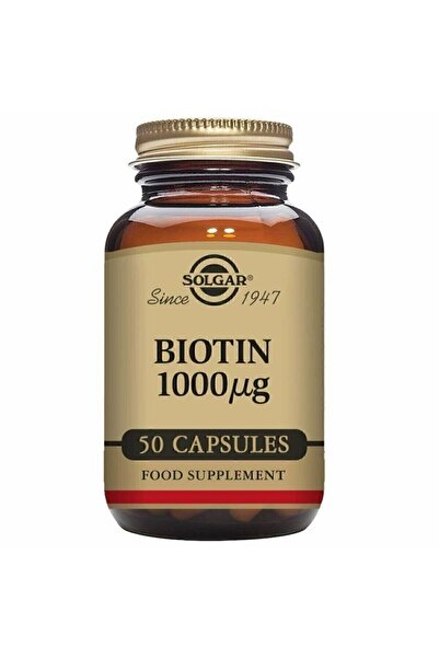 Solgar Biotin 1000 Mcg 50 Kapsül