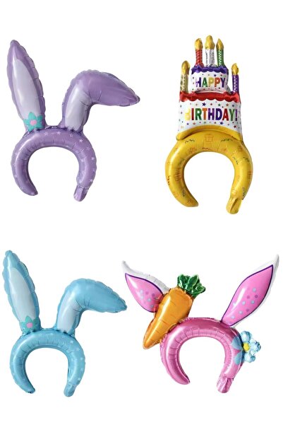 Öz Ambalaj 4’lü Parti Balonu Tacı