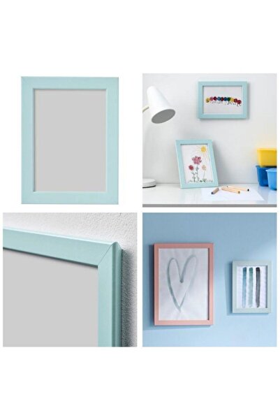 IKEA Fiskbo A5 Picture Frame 13x18 Cm Turquoise
