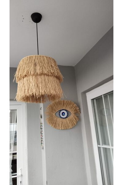 Genel Markalar Büyük Boy Duy Dahil Rafya Avize &kaliteli Işçilik Avize & Hasır Avize