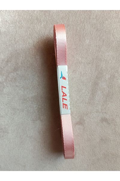 yörük tuhafiye 10 Meters Powder Grosgrain Ribbon - 1 cm One Ball