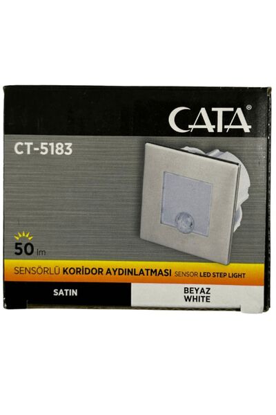 Cata Ct-5183 1,5w Günışığı Sensörlü Koridor Aydınlatması