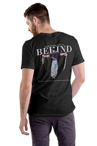 Butik تي شيرت Toji Fushiguro Behind Anime تي شيرت مطبوع على الظهر