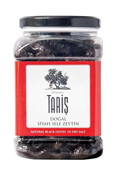 Tariş Doğal Siyah Sele Zeytin 1000 gr