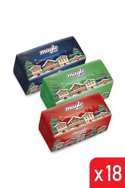 Maylo 150X18 Pouf Wipes - Box of 18 Packs