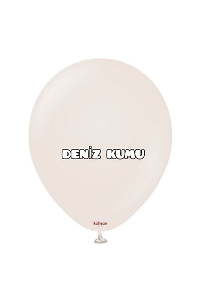 asöy Kalisan Retro Sea Sand 10 Pieces Retro Pastel Matte Balloon 12inch 30cm