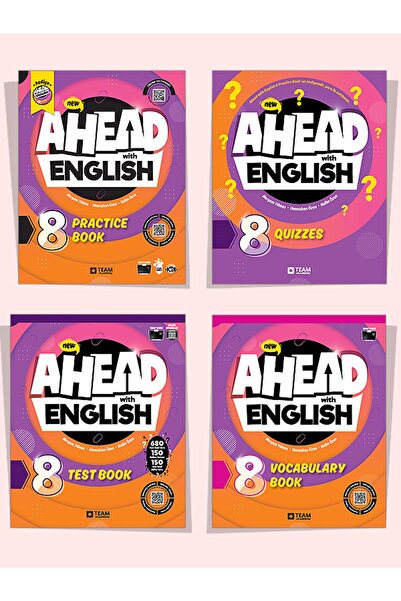 Team Elt Publishing 2025 Ahead with English 8. Sınıf 3'lü Set ( Practice Book...