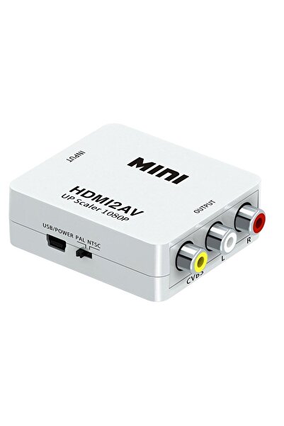 BK Teknoloji HDMI2AV 1080P HD Video Adaptörü HDMI to RCA AV Dönüştürücü