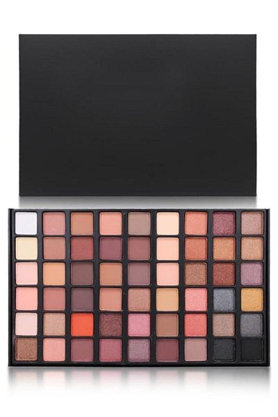 54 Pieces Black Matte Pearlescent Eyeshadow Palette