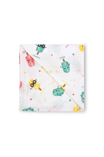 La'mina Baby بطانية موسلين آيس كريم 120x120 سم