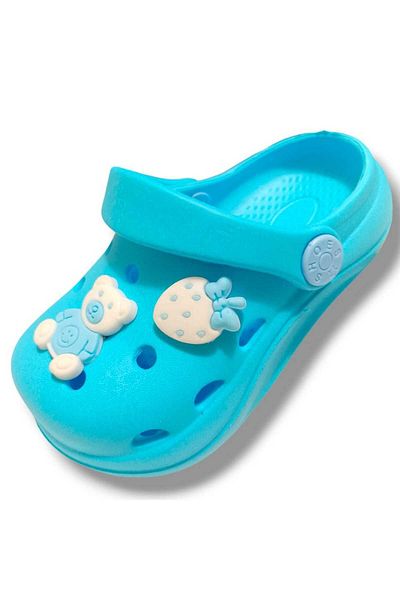 Twingo Girl's Baby Cross Garden Beach Bath Slippers Sandals Emoji Slippers