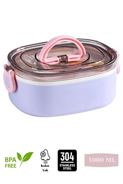 Vagonlife Portable Lunch Box Tek Katlı Paslanmaz Çelik Kolay Kilitlenir Sefer...