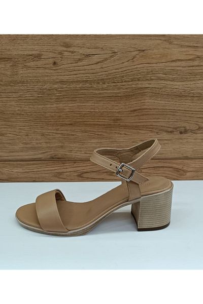 Greyder 59043 Sandale de damă din piele naturală de culoare nudă
