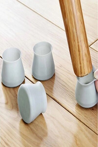 Keyfi Sepet Silikon Masa ve Sandalye Ayağı İçin Kaydırmaz Çizdirmez Mobilya Ç...