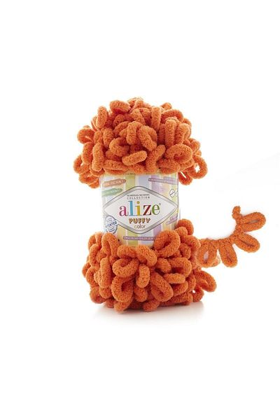 Alize Puffy Πλεξούδα - 06 Πορτοκαλί - Συσκευασία 5 τεμαχίων