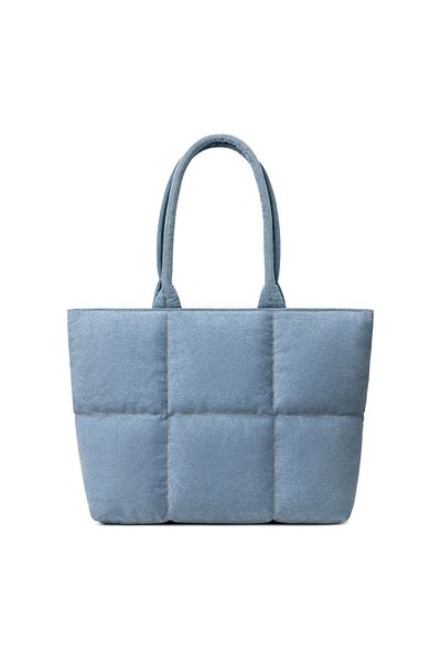 Comfyable Puffy Laptop/Tablet Tote Bag with Water Resistant Strap