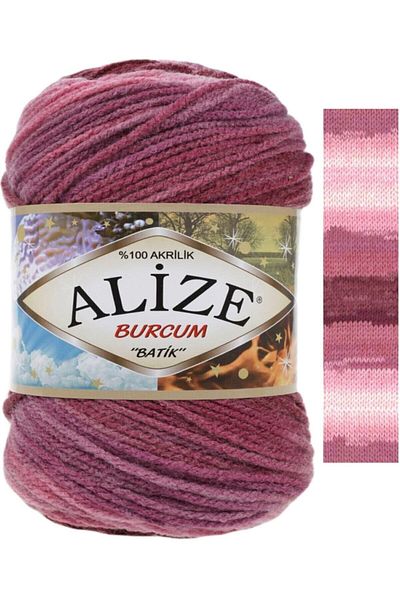 Alize 5 τεμάχια Burcum Batik Πλεκτό νήμα 1895