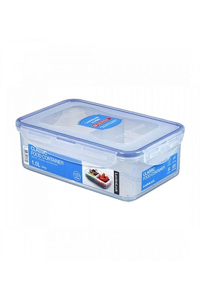 Lock & Lock Durable Plastic Food Container, 1 L Capacity