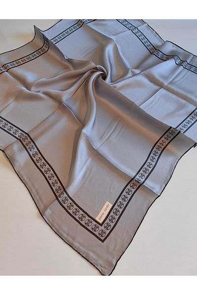 Pierre Cardin Eșarfă din satin creponat de mătase Pierre Cardin - 2025 Kiş Sezonul 8929230-372